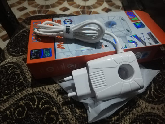 Charger with two USB Spaces