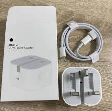 Original iPhone 20W Adapter - 3 Pin iphone Charger - with Lightening Cable - PD Charger - Fast Charging iPhone - Power Adapter for iPhone